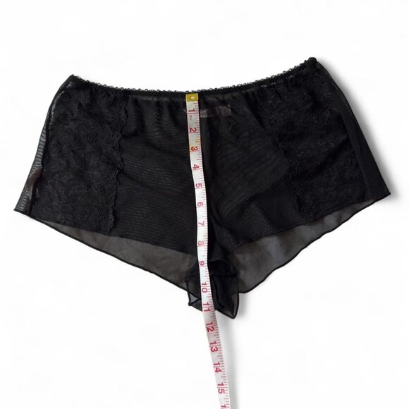 Sexy Sheer Black Lingerie Short - Picture 3 of 4